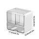 thumbnail image 3 of Organizador de baño, organizador de encimera de baño, cajón grande de 2 niveles con compartimento, organizador de maquillaje multiusos, gabinete de almacenamiento transparente exquisito., 3 of 7