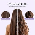 thumbnail image 3 of Ceramic Hairdressing Comb for Smooth Frizz-Free Hair, 2-in-1 Mini Cordless Curling Iron with 3 Heat Settings, USB Rechargeable for All Hair Types, 3 of 8