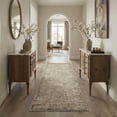 thumbnail image 6 of KUETH Modern 5x7 Area Rugs for Living Room, Non Slip Machine Washable Retro Rugs, Low Pile Chenille Print Rug for Bedroom, Dining Room, Home Office, 6 of 7