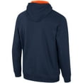 thumbnail image 3 of Men's Colosseum Navy Virginia Cavaliers Team Half-Zip Pullover Hoodie, 3 of 3