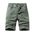 thumbnail image 3 of Caqnni Men's Casual Shorts with Pockets Hiking Shorts Casual Athletic Jogger Sports Outdoor Trousers Relaxed Fit Summer Beach Trousers M-3XL (Grey,38), 3 of 9