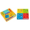 Funny Expression Puzzle Colorful Building Blocks Educational Montessori Toys
