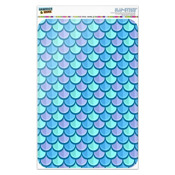 Mermaid Fish Scale Pattern Home Business Office Sign