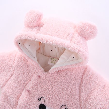 Nouveau Ne Bebe Manteau D Hiver Pour Bebe Pied Barboteuse Avant S Enclenche Combinaison Chaude Walmart Canada