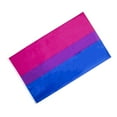 thumbnail image 3 of 1Pc Fashion BISEXUAL Polyester Rainbow Flag Large Durable Pride Flag Outdoor Banner, 3 of 8