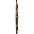 thumbnail image 4 of 30 1/2"W x 20"H x 1 1/2"P Strasbourg Ceiling Medallion, Hand-Painted Burnished Mahogany Crackle, 4 of 4
