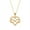 Gold, variant on Unlimited Love Necklace Women Wrapped Love Valentine's Day Gifts All Match High-grade Can Not Be Dropped Collarbone Chain