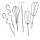 thumbnail image 1 of Hand Mixer Beaters For Cuisinart Stainless Steel Left And Right Turbo Style Beaters,wire Egg Whisk,l, 1 of 5