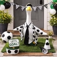 thumbnail image 6 of Nkmbld Goose Decor Soccer Porch Gooses Clothes for Cement Plastic Goose Statue Decor, Lawn Porch Goose Clothing for Patio Yard Decor, 6 of 9