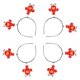 thumbnail image 1 of ELAYARD 8Ud Lobster Headpiece Rojo Para Uso Diario Y Fiestas Original Accesorio Resistente, 1 of 7