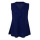 thumbnail image 2 of Camiseta sin mangas para mujer Sunnimix cuello en V azul M, 2 of 8