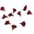 thumbnail image 2 of 10pcs de de de La Tela para El Colgante Del Teléfono Móvil Del Llavero - Rojo, Individual Fernando flores de tela para manualidades, 2 of 8