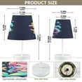 thumbnail image 3 of Cartoon Cute Mermaid Desk Lamp LED Table Nightstand Lamps with 3 Color Temperatures for Home Bedroom Living Room Decor 6x11, 3 of 8