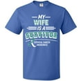 thumbnail image 3 of Inktastic My Wife is a Survivor Cervical Cancer Awareness T-Shirt, 3 of 5