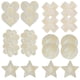 thumbnail image 1 of 10 pares de cubiertas para pezones, cubiertas para pezones de tela autoadhesivas de encaje para mujer, empanadas para festivales: corazón, cruz, flor, pentagrama, círculo, 1 of 5