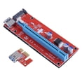 thumbnail image 5 of PCI Express Riser Card 1x a 16x USB3.0 Cable Cable de alimentación para minería Bitcoin Likrtyny Componentes de Computadoras, 5 of 5