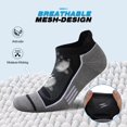 thumbnail image 4 of Lohol Mens Ankle Running Socks, Athletic Cushioned Low Cut Moisture Wicking Cotton Short Sports Socks, 6 Pairs, 4 of 8