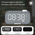 thumbnail image 4 of Skegnu Digital Alarm Clock Smart Bluetooth Speaker Elderly Clock Speaker Mirror Audio Alarm Clock Audio Gift Alarm Clock for Heavy Sleepers, 4 of 9