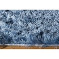 thumbnail image 2 of Momeni Solid Print Modern Luster Shag Silky Area Rugs, Light Blue, 114" x 108", 2 of 3