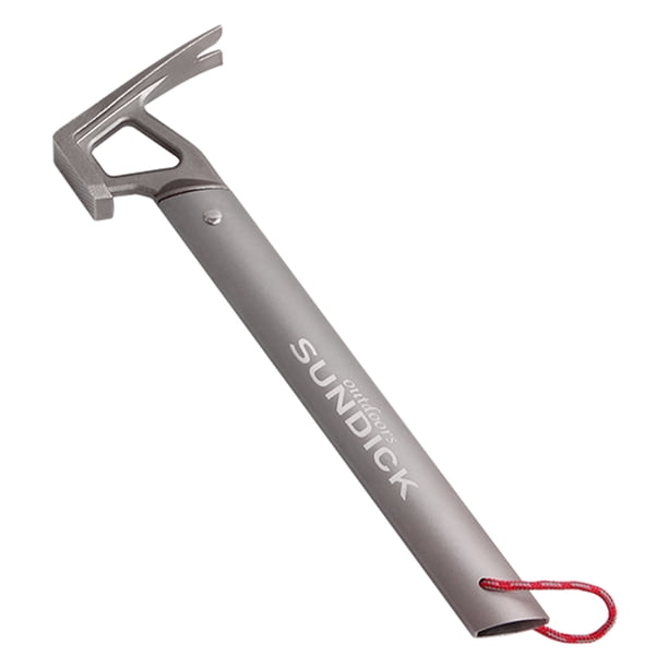 Martillo de tienda Carpa de camping al aire libre Martillo Carpa de acero inoxidable Extractor de clavos Carpa Accesorio de clavija sundick Martillo de tienda