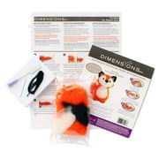 Dimensions Fox Needle Felting Kit, Wool Roving