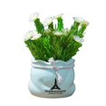 thumbnail image 2 of Daisy Flowers Potted Plantas Artificiales Con Jarrón De Cerámica Para Fiestas Y Bodas BLESIY Flor de margarita artificial en maceta, 2 of 8