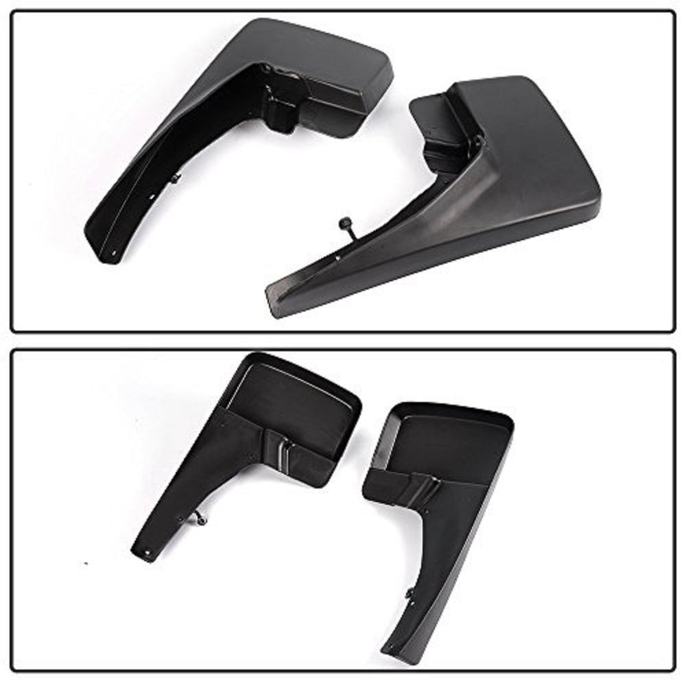 Front & Rear Mud Flaps Splash Guard Wheel Mudguards Kit Fit for 2009-2018 Dodge Ram 1500 2500 3500