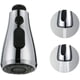thumbnail image 1 of Grifo de ducha con botón de parada, 2 tipos de fregadero de cocina con pulverizador retráctil, cabezal profesional para grifo mezclador de inodoro, grifo de baño Universal Ormromra LL-2239, 1 of 8