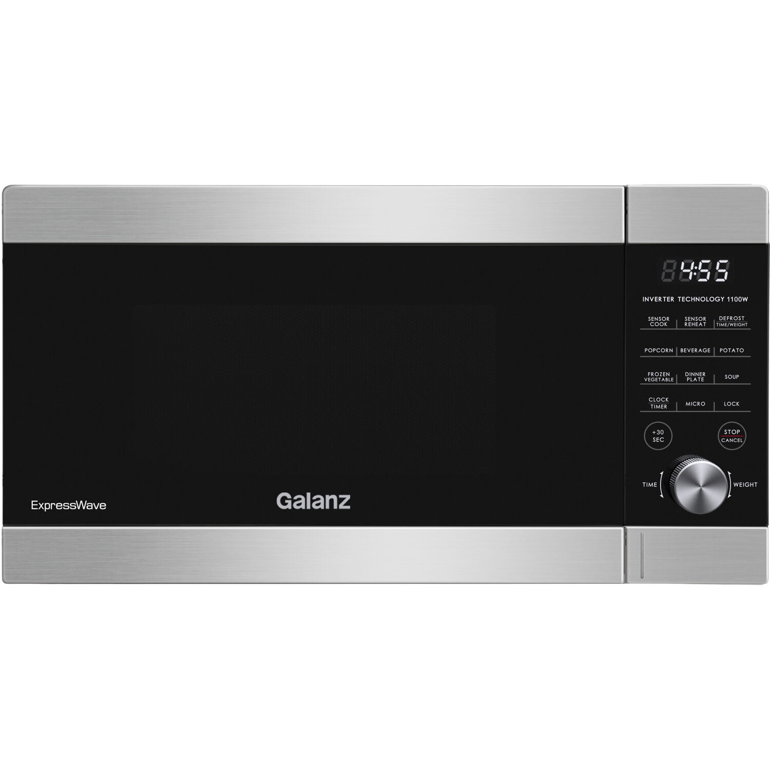 Black/Silver for sale online Galanz GSWWD09S1A09A 0.9 cu ft Air Fry Countertop Microwave 