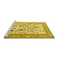 thumbnail image 2 of Ahgly Company Machine Washable Indoor Rectangle Persian Yellow Traditional Area Rugs, 5' x 7', 2 of 4