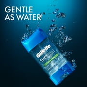 Gillette Antiperspirant Deodorant for Men, Clear Gel, Wild Rain, Twin Pack, 3.8 oz