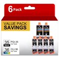 thumbnail image 1 of Cartuchos de tinta NEXTPAGE PGI-35 CLI-36 compatibles, paquete de 6, 1 of 8