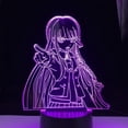 thumbnail image 2 of Anime Kyoko Kirigiri Night Lights Anime 3d Illusion Lámpara de mesa 7 colores cambiantes Touch Navidad Decoración Cumpleaños Vacaciones Regalos Night Light para el hogar Feliz Sencillez, 2 of 4