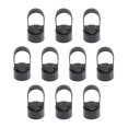 thumbnail image 1 of Plum Accessories Tapas de bucle para valla de eslabones de cadena negros | Tapa del riel superior del ojo | 2"" (1 7/8"" OD) x 1 5/8"" (Paquete de 10 tapas), 1 of 5