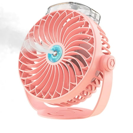 

Misting Fan | Portable Desktop Mist Fan | Air Circulator Fan USB Desk Fan Stepless Shaft Control 180° Rotation for Camping Hiking Outdoor