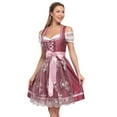 thumbnail image 2 of Women's German Dirndl Dress Oktoberfest Costume Dresses for Bavarian Oktoberfest Festival, 2 of 4
