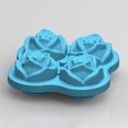 thumbnail image 3 of Mdesiwst Ice Cube Tray Mold Rose Shape Anti-spill Silicone Cocktails Fadeless Ice Tray Mold for Bar, 3 of 8