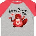 thumbnail image 4 of Inktastic Happy Canada Day Cute Red Beaver with Canadian Flag Boys or Girls Toddler T-Shirt, 4 of 5