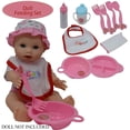 thumbnail image 2 of The New York Doll Collection Baby Doll Feeding & Caring Accessory Set in Zippered Carrying Case, 2 of 4