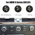 thumbnail image 2 of Climate Control Panel Button Front Push Button Replacement Climate Control for 5 Series E60 E61 2003-2010, Max Snowflake Button, 2 of 7
