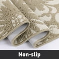 thumbnail image 2 of MeyJey Kitchen Rug Set 3 Piece, Non Slip Machine Washable Mats for Home Floor and Living Room, Beige, 2 of 6