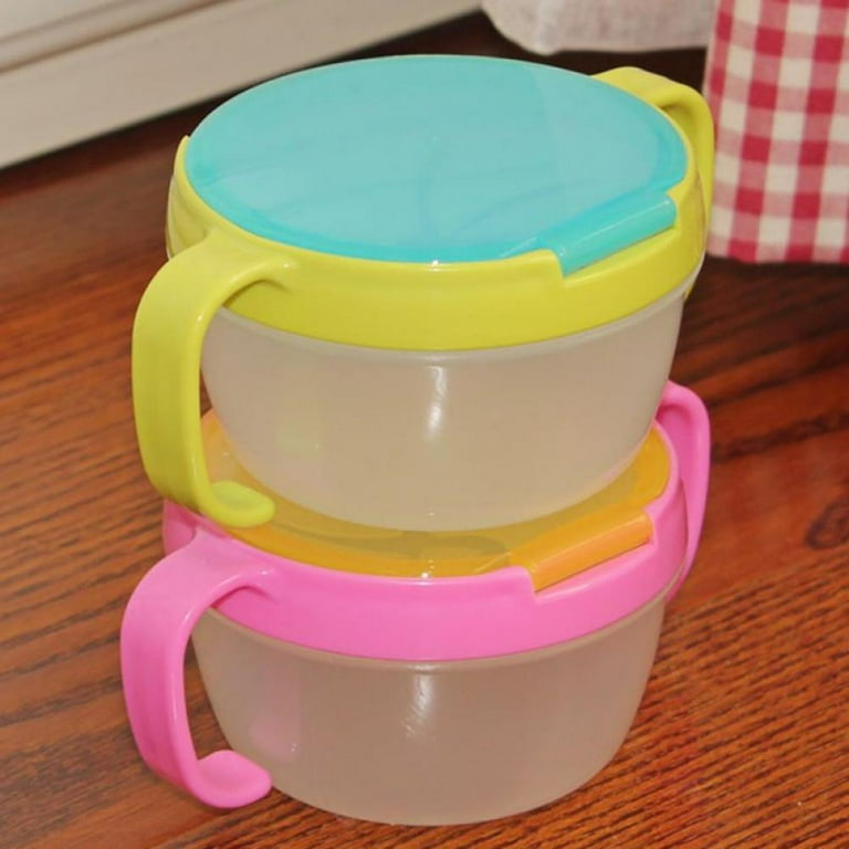 DF DUALFERV Snack Cups for Toddlers Baby Snack Containers Toddler Snack  Containers Snack Catcher Snack Cups for Baby (Beige)