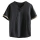thumbnail image 2 of pstuiky camisetas de hombre, Camisa informal de manga corta con cuello en V para hombre, cómoda y a la moda. camisas casuales para hombre xxl, 2 of 9