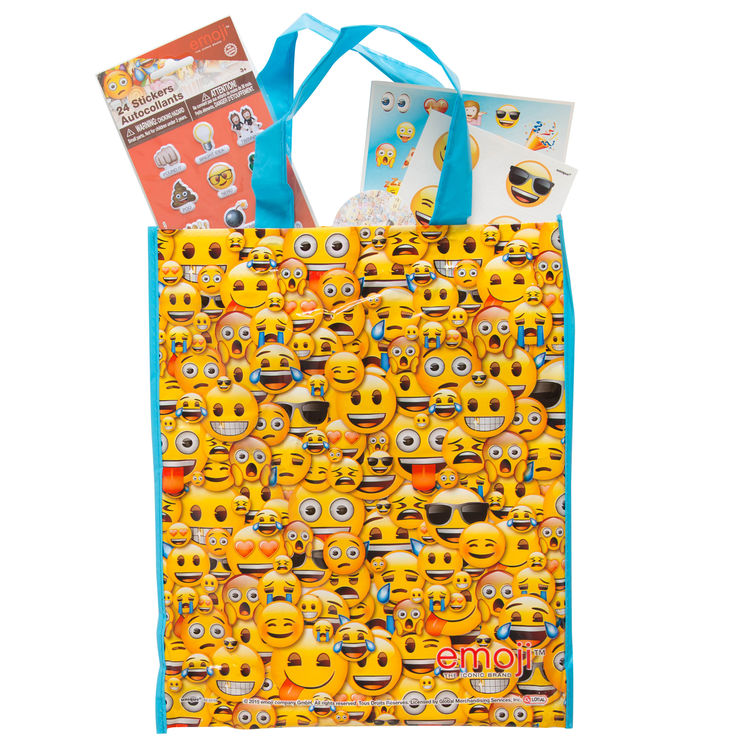 Unique Industries Emoji Birthday Party Bags - image 2 of 3