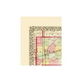 thumbnail image 4 of Historic County Map  - Fayette Effingham Marion Counties Illinois - Campbell 1870, 4 of 4