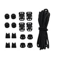 thumbnail image 2 of Almencla Elastic Bungee Cord Sturdy Stretch String for Backpack Rock Climbing Outdoor black, 2 of 8