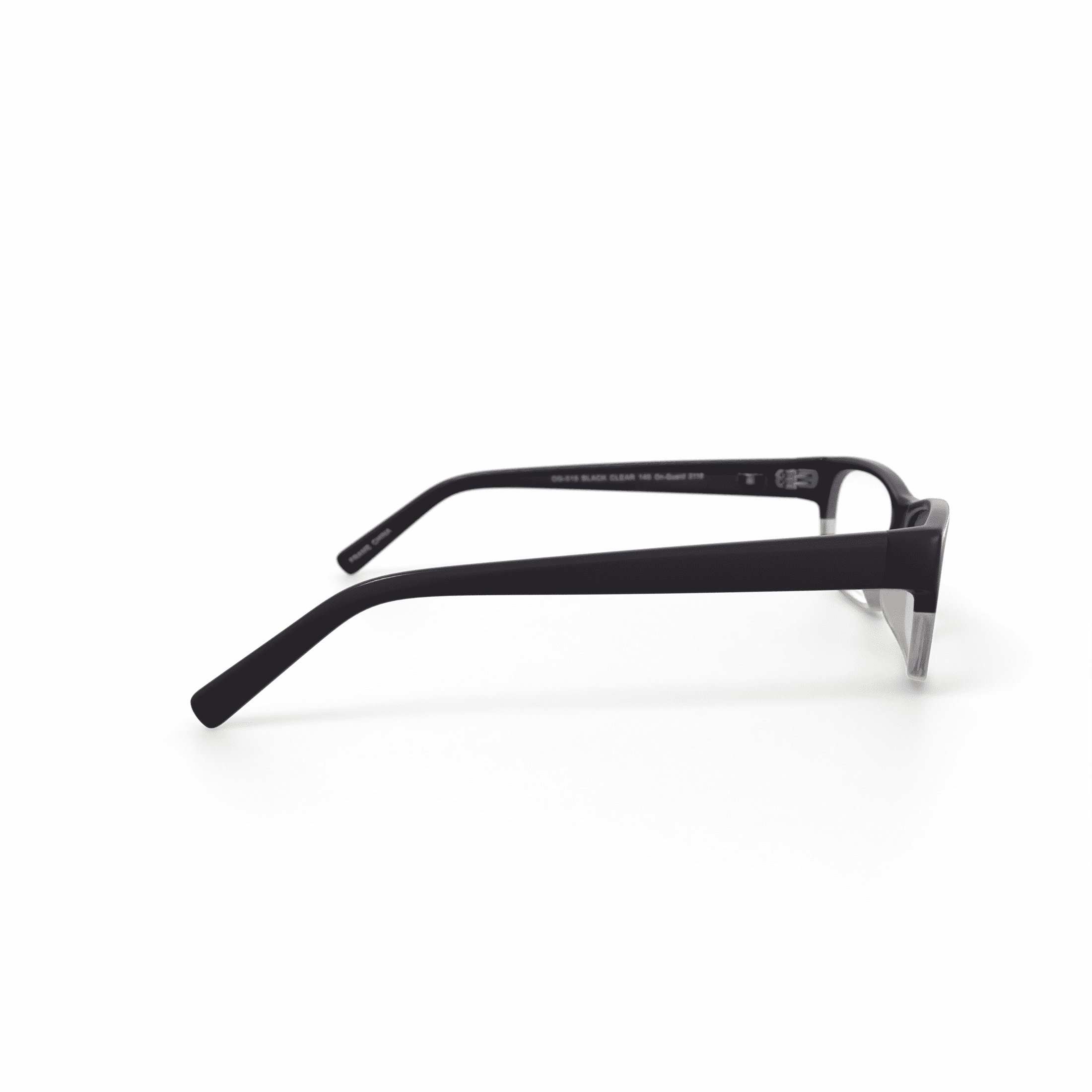 Hilco Vision A2 A015 Prescription Safety Glasses, Black/Clear, OSHA Compliant ANSI Z87.1