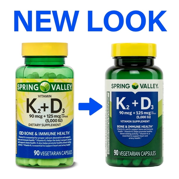 Spring Valley K2+D3 90ct | Dietary products for ecommerce