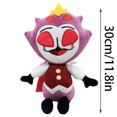 thumbnail image 2 of KEVCHE 30cm Jugetes de Hazbin Hotel Plush, Plush Hazbin Hotel Angel Dust Peluche Stolas Helluva Boss Peluches Gato Lucifer Peluche, Peluches de Helluva Boss Juguetes para Niña, Edad 4+, 2 of 2