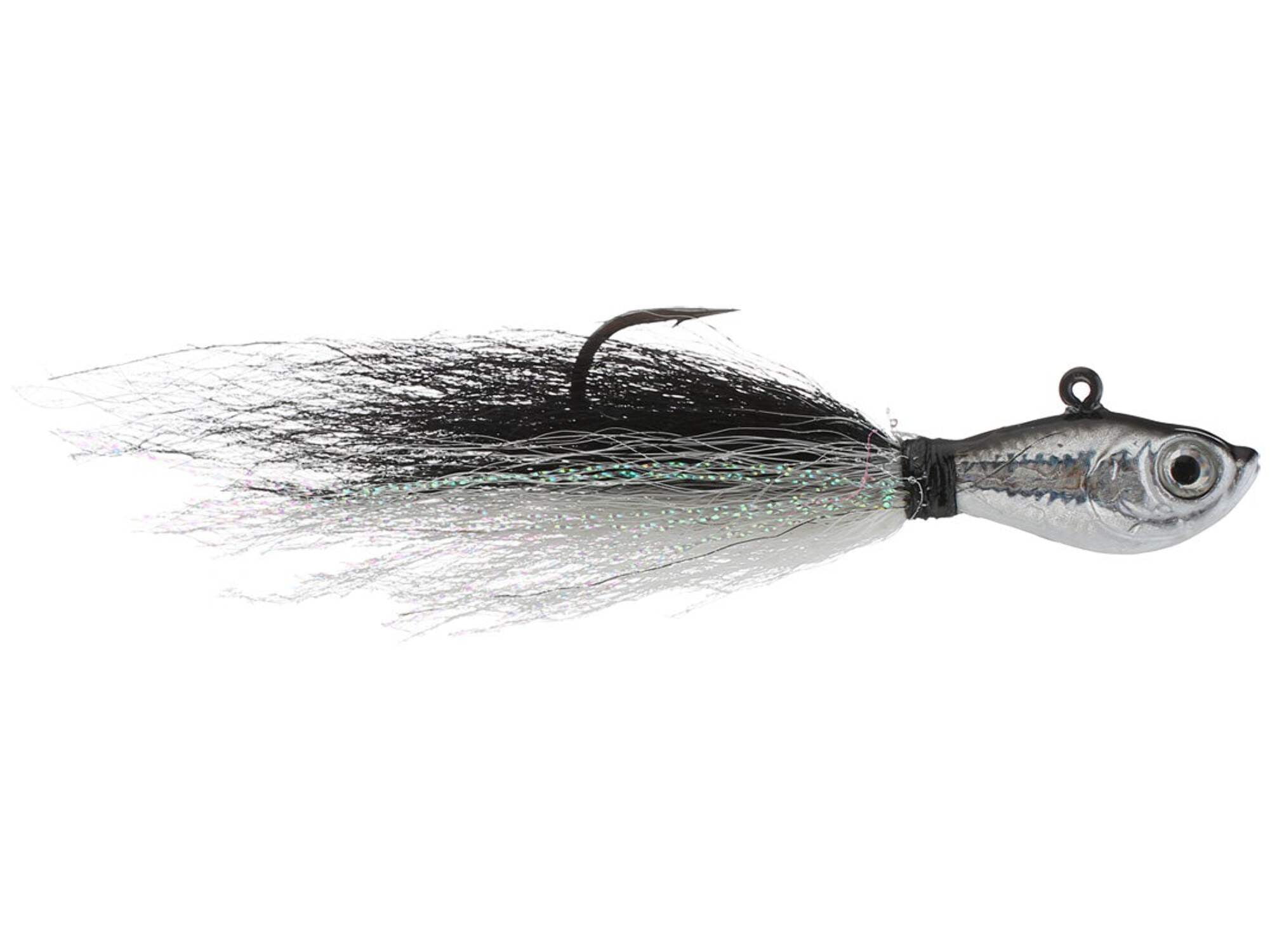 Spro Bucktail Jig-Pack of 1 Red/White 3-Ounce Spro Prime Bucktail Jigs - The Saltwater Edge